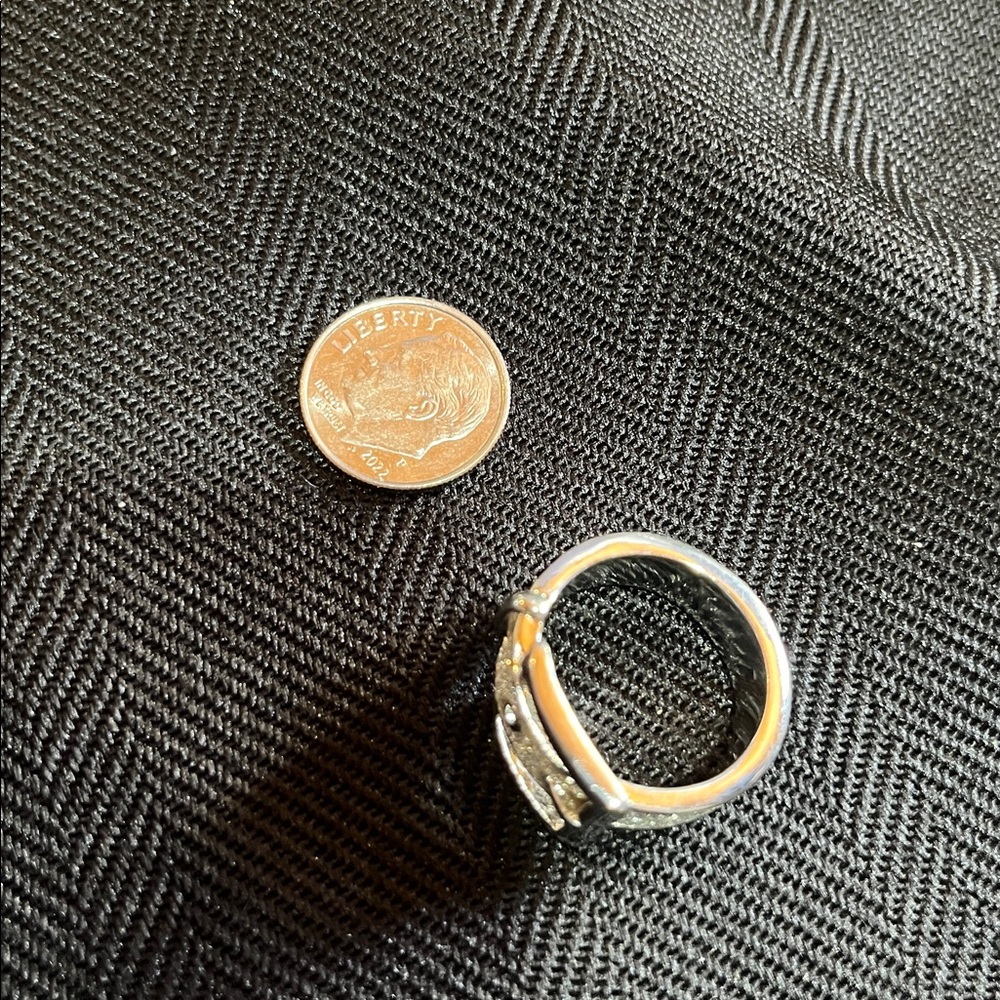 Silver Buckle Ring - Picture 2 of 2